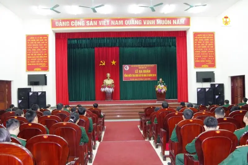 Nhà máy X61 ra quân tổng điều tra dân số và nhà ở năm 2019