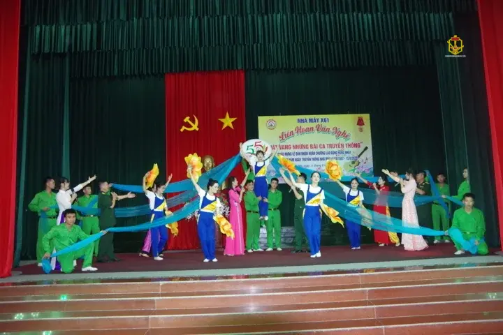 LỄ ĐÓN NHẬN HUÂN CHƯƠNG LAO ĐỘNG HẠNG NHẤT VÀ KỶ NIỆM 55 NĂM NGÀY TRUYỀN THỐNG NHÀ MÁY X61 (15/8/1967-15/8/2022)