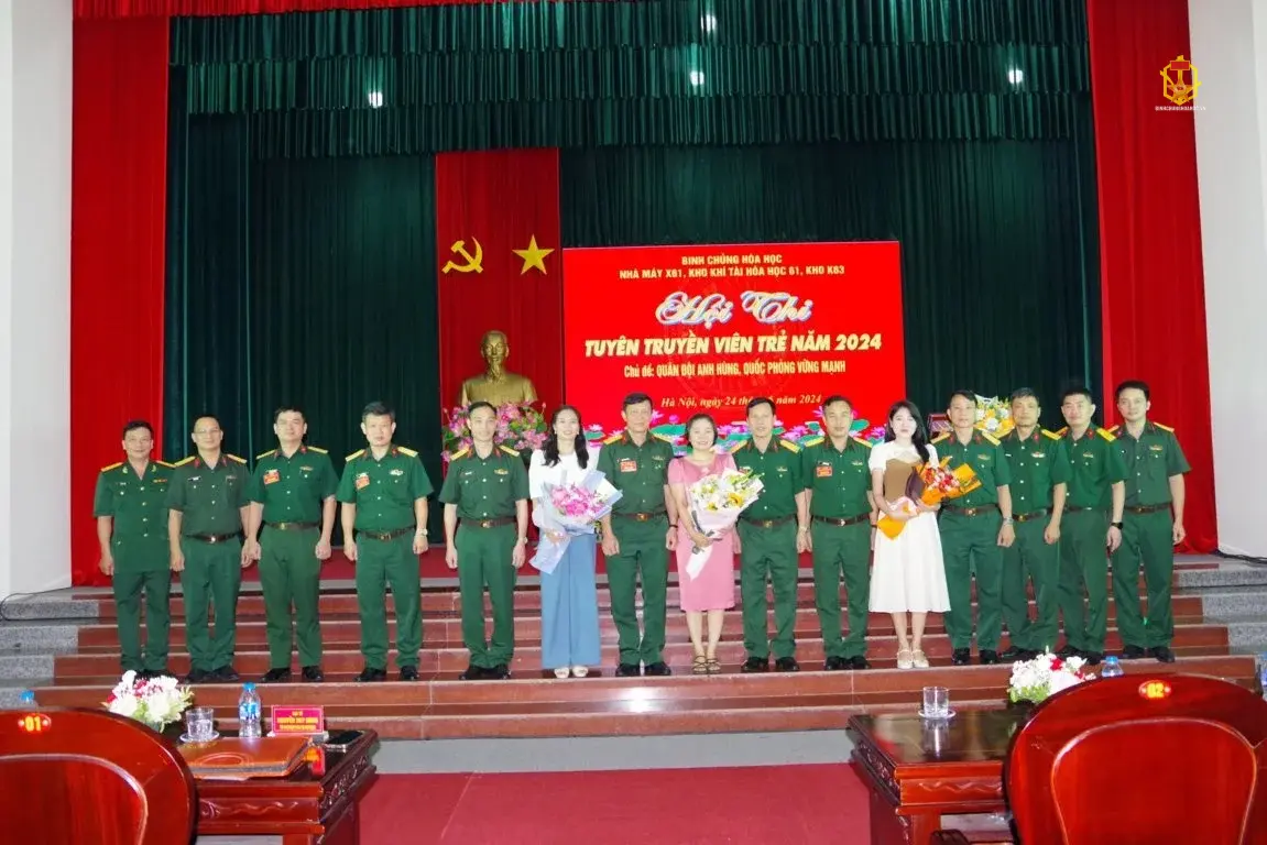 Nhà máy X61 tổ chức Hội thi tuyên truyền viên trẻ năm 2024 Kết hợp với Giao lưu Hát ru, Hát Dân ca.